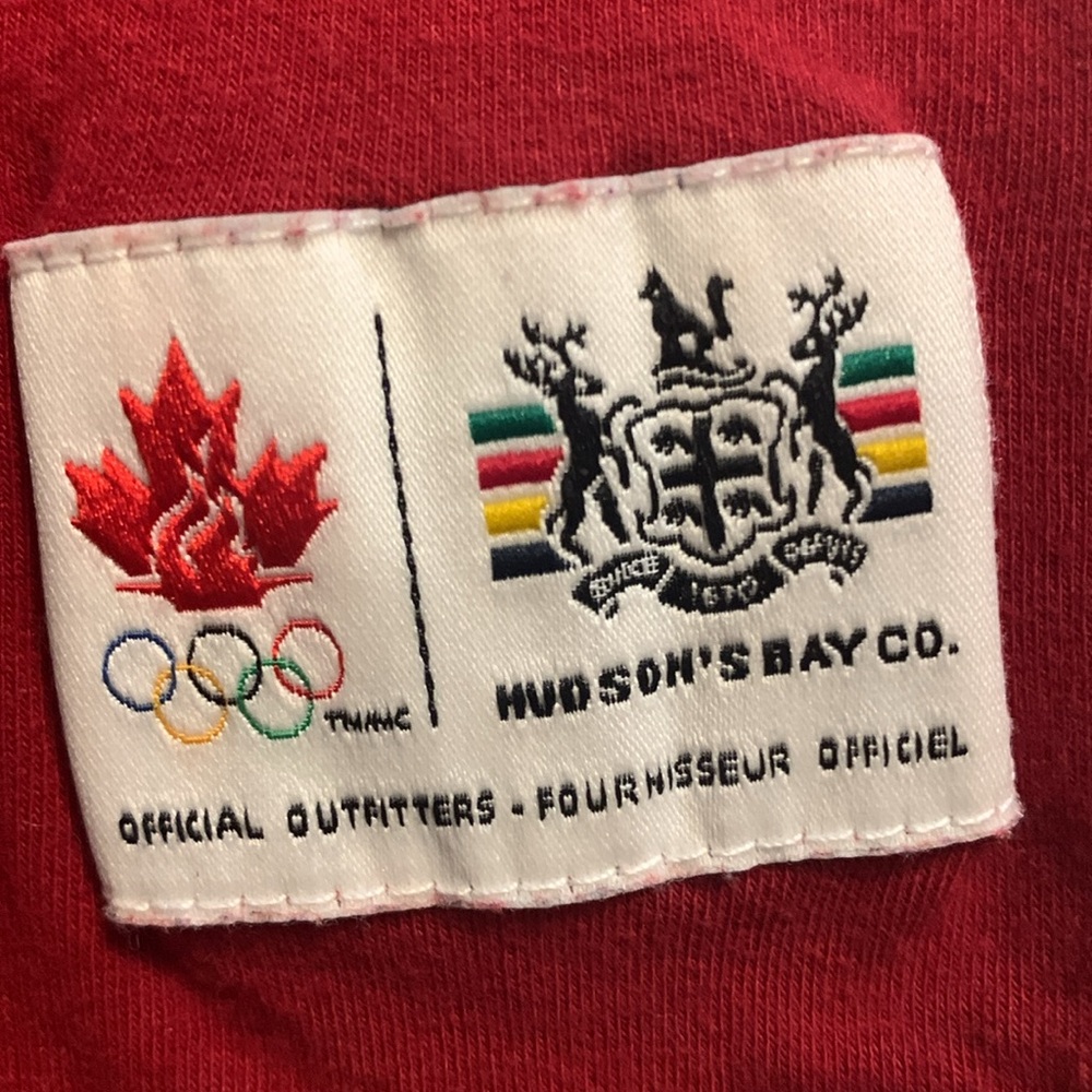 Hudson's Bay Canada Women's OLYMPIC Short Sleeve T-Shirt Size Small